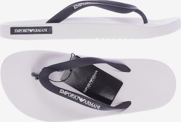 Emporio Armani Sandals & Slippers in 40 in Black: front