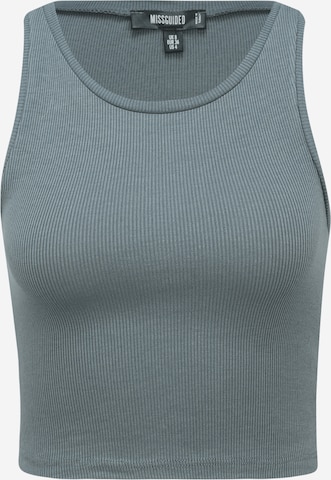 Top di Missguided Tall in grigio: frontale