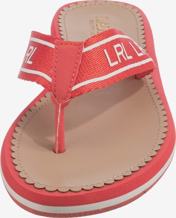 Flip-flops 'Roxxy' de la Lauren Ralph Lauren pe portocaliu