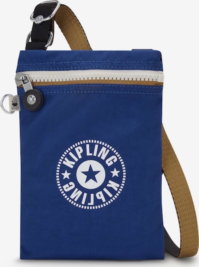 KIPLING Bolso de hombro 'AFIA LITE' en azul / marrón / blanco, Vista del producto