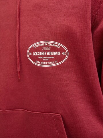 JACK & JONES Sweatshirt i rød