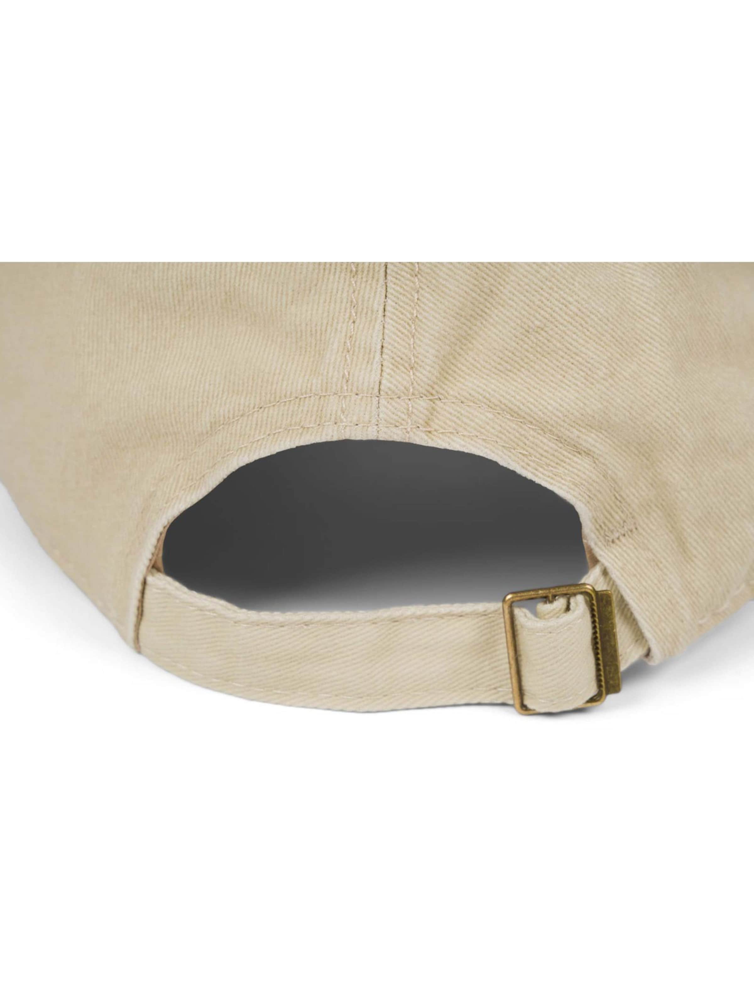styleBREAKER Cap 'Vintage Cap in washed Optik' in Beige