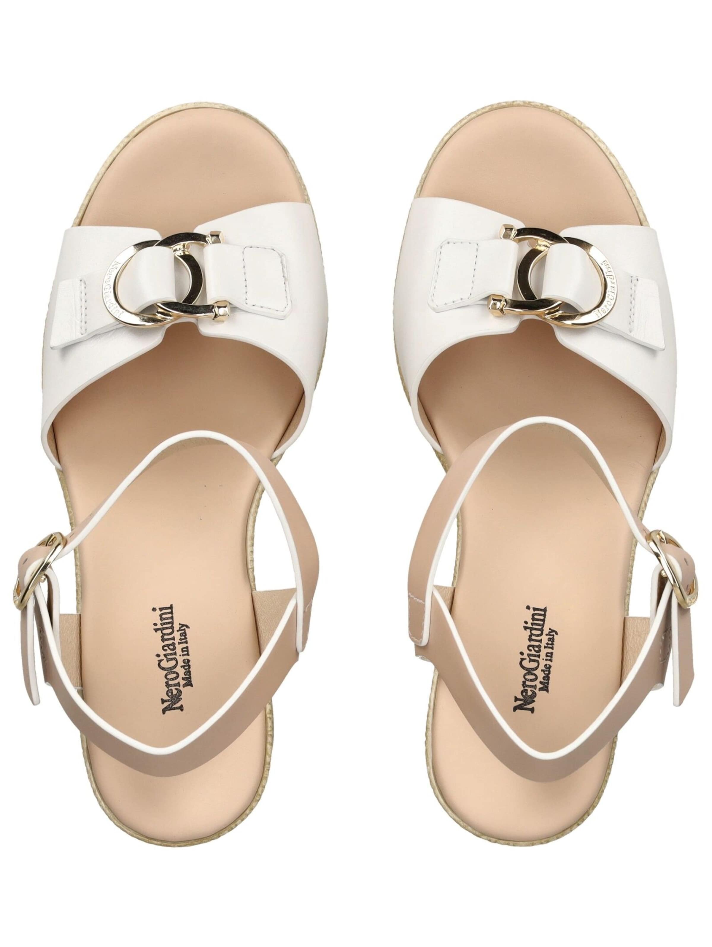 Sandales à lanières Nero Giardini en blanc