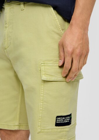 s.Oliver - regular Pantalón vaquero cargo en verde