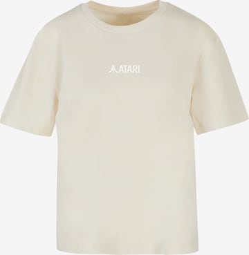 T-shirt 'Atari Games Logo White Retro Gaming Horizontal' F4NT4STIC en beige : devant