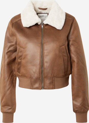 HOLLISTER Between-Season Jacket in Brown: front