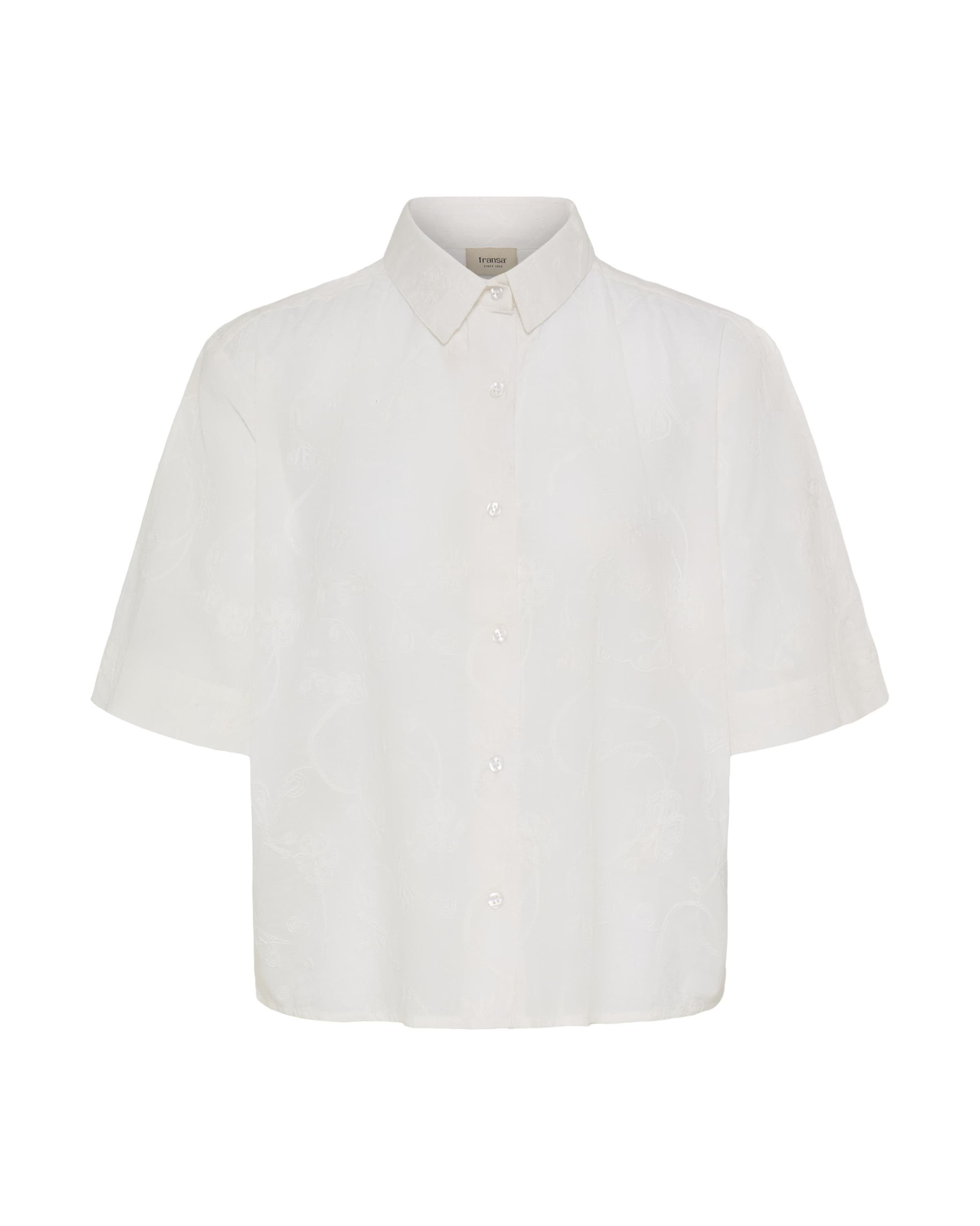 Fransa Shirt 'EMMY' in White: front