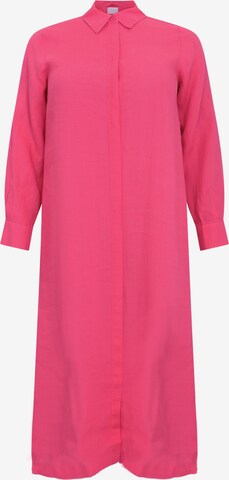 Robe-chemise Yoek en rose : devant