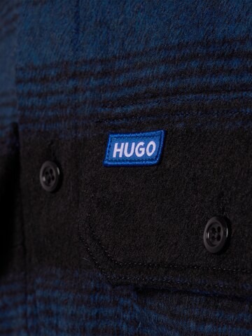 Coupe regular Chemise 'Ebolt' HUGO en bleu