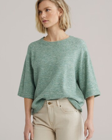 WE Fashion Pulóver - zöld: elől