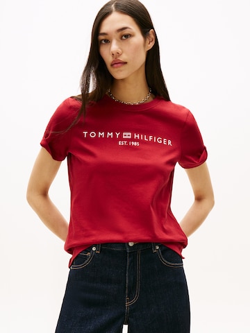 TOMMY HILFIGER Tričko - Červená: predná strana