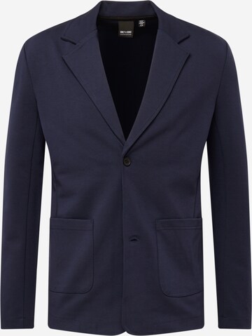 Coupe regular Veste de costume 'BRUCE' Only & Sons en bleu : devant