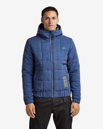 G-Star RAW Winter Jacket in Blue: front