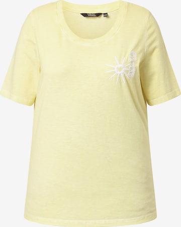 Ulla Popken Shirt in Geel: voorkant