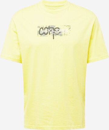 JACK & JONES - Camiseta 'SUMMER' en amarillo: frente