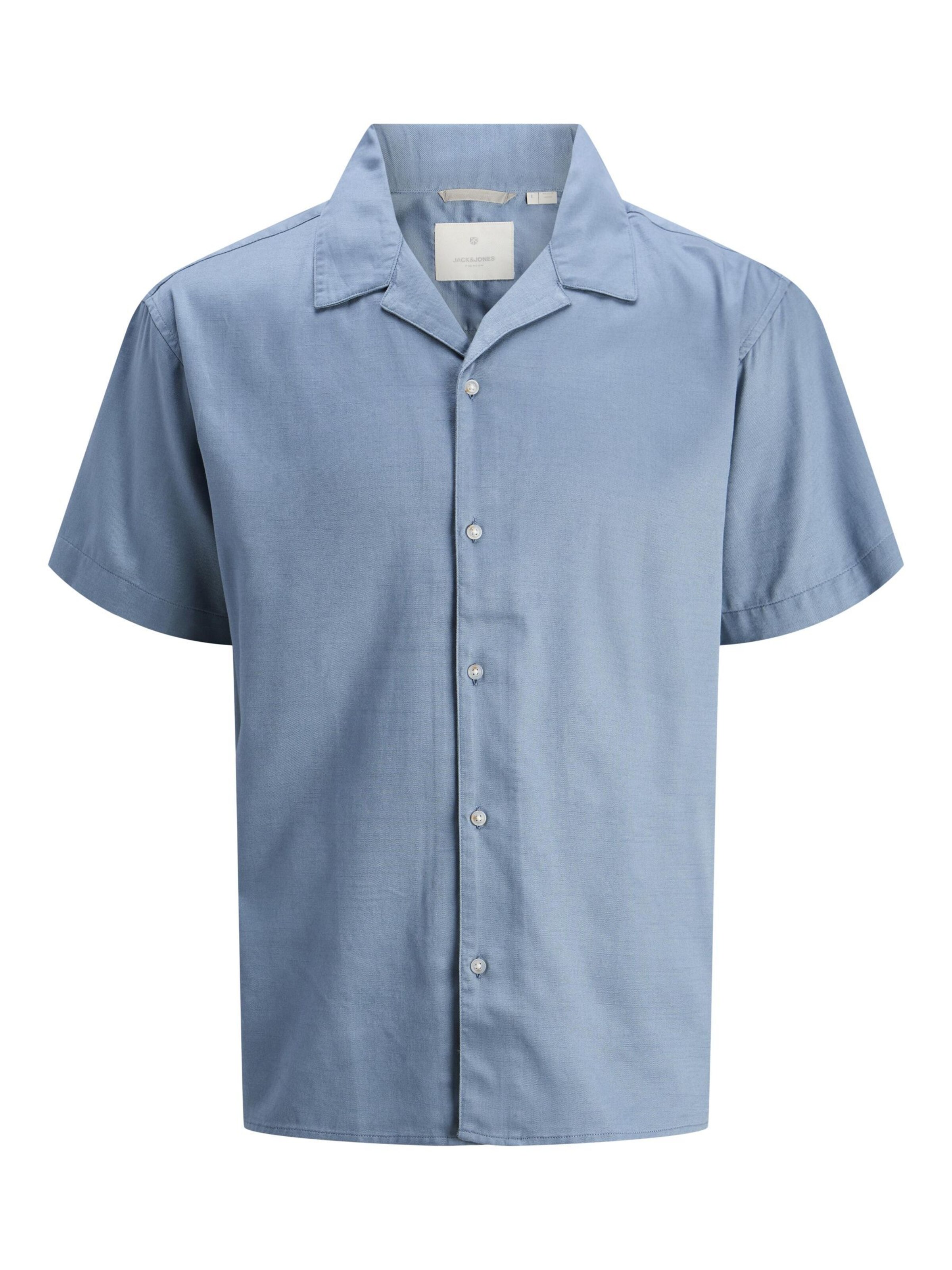 JACK & JONES Comfort fit Overhemd in Blauw: voorkant