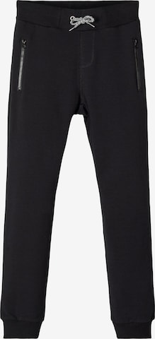 NAME IT Tapered Trousers 'HONK' in Black: front