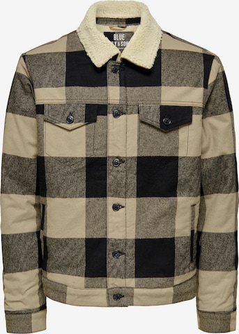 Only & Sons Between-Season Jacket 'Louis' in Beige: front