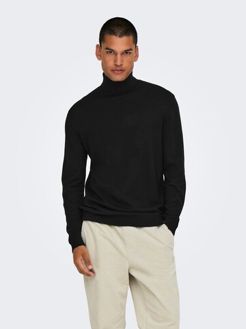Only & Sons Trui 'ONSLOUI' in Zwart