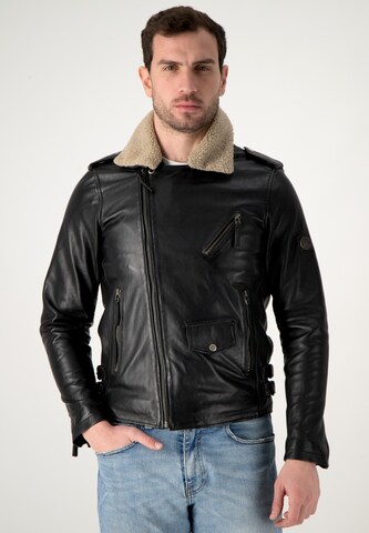 URBAN 5884® Between-Season Jacket 'Maddox' in Black: front