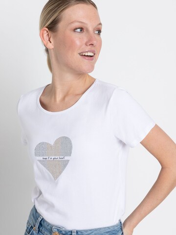 MORE & MORE T-Shirt in Weiß: Vorderseite