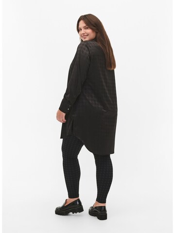 Zizzi Skinny Leggings 'Xsemi' in Schwarz