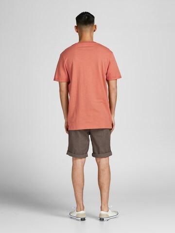 JACK & JONES T-shirt 'TROPIC' i orange