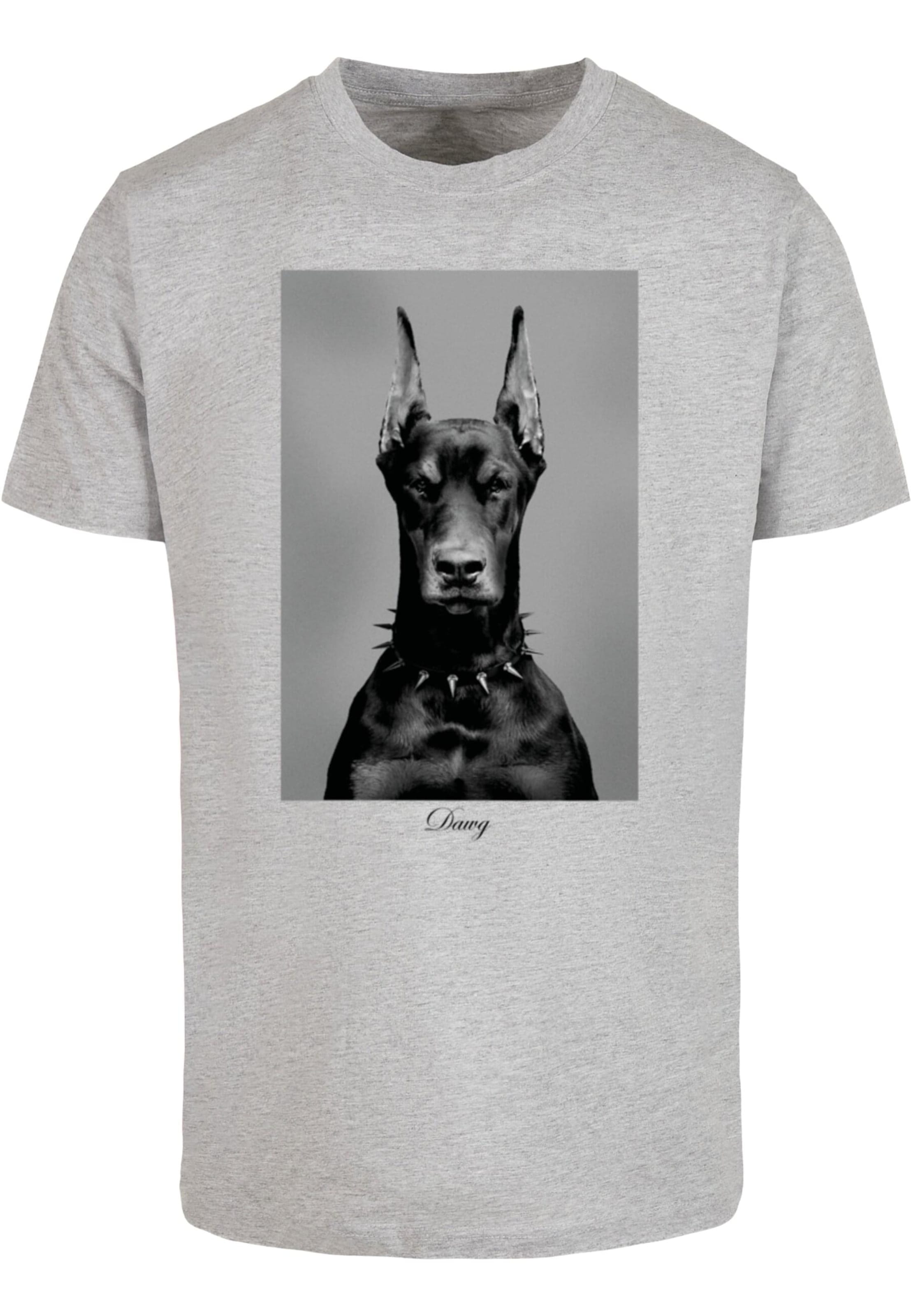 Maglietta 'Dawg' di Mister Tee in grigio: frontale