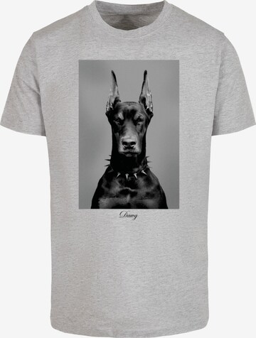 Mister Tee Shirt 'Dawg' in Grijs: voorkant