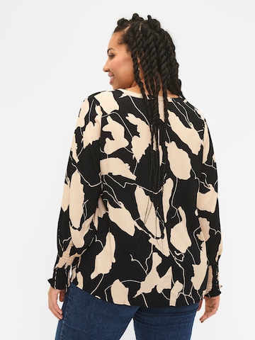 Zizzi Blouse 'BELLA' in Zwart