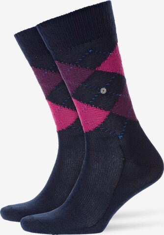 BURLINGTON Socks 'PRESTON' in Blue: front