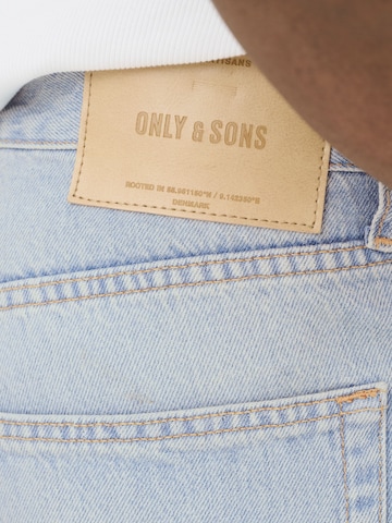 Only & Sons Loosefit Jeans 'ONSFade' in Blauw