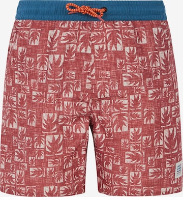 PROTEST Badeshorts 'PRTSurfin JR' in Rot: Vorderseite