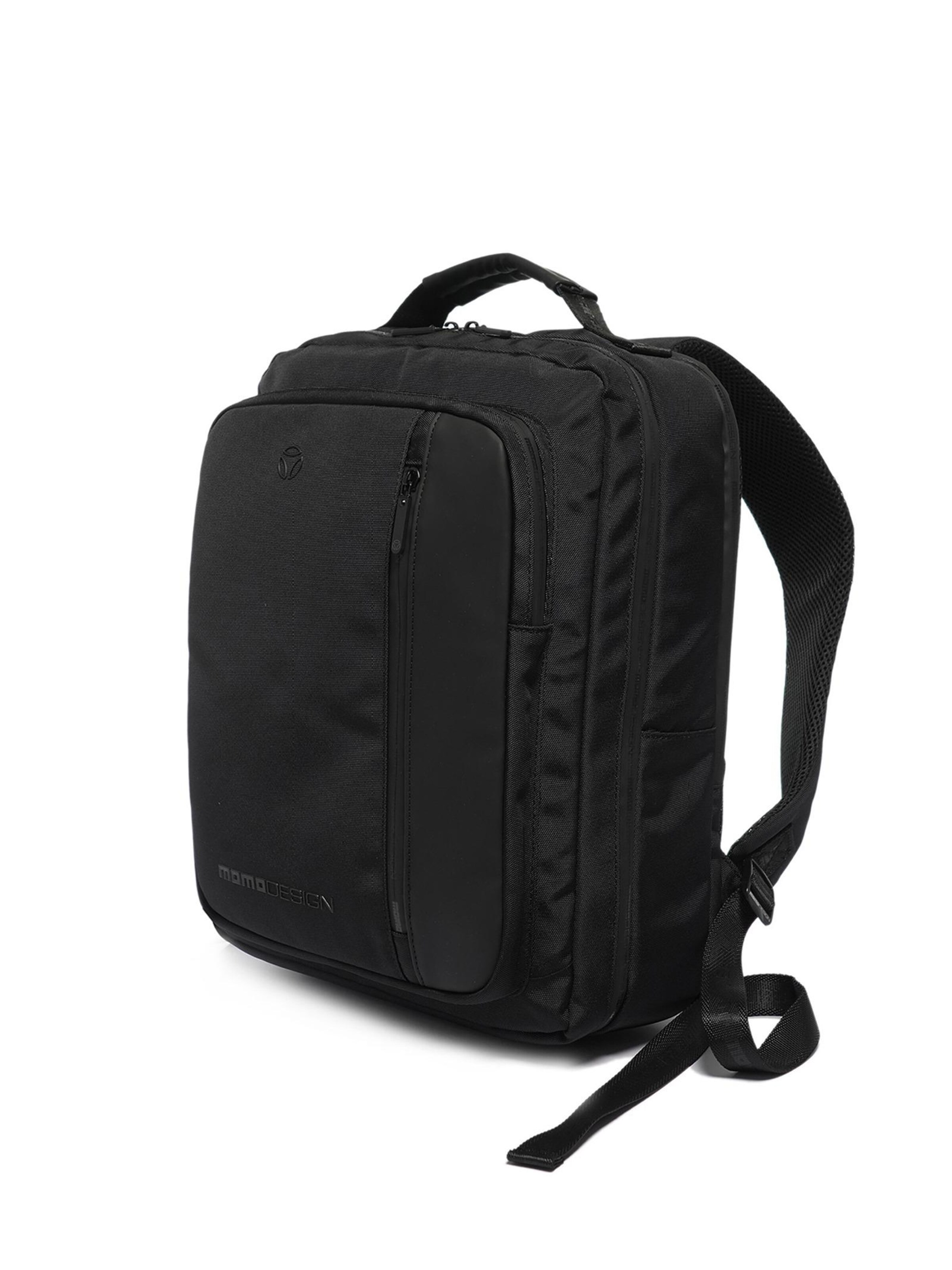 Zaino 'Zaino Momo Design Poliestere con Zip e Tasche Organizzate 31,5x39,5 cm' di Momo Design in nero
