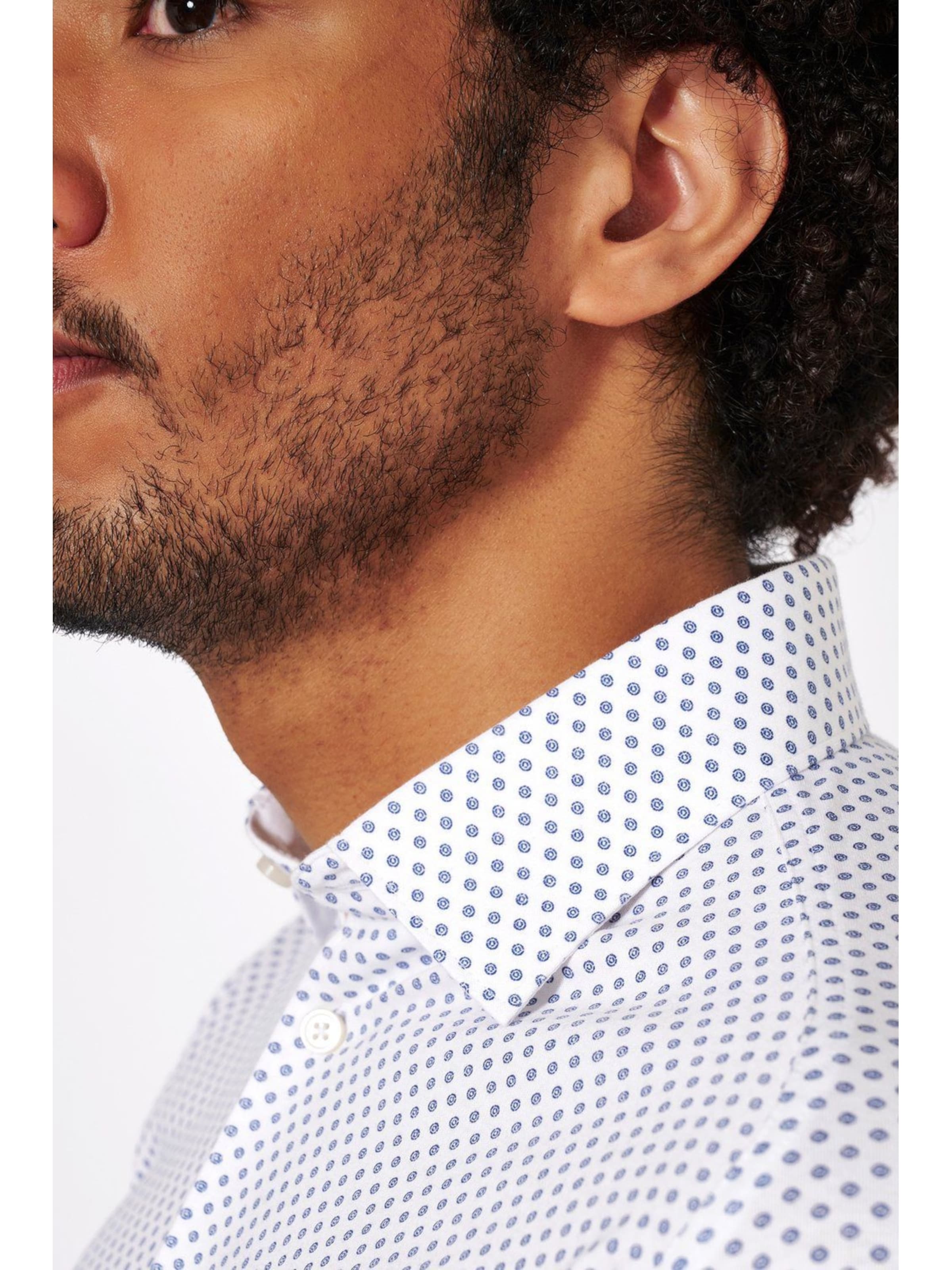 DESOTO Slim Fit Hemd 'Kent'‌‌ in Weiß