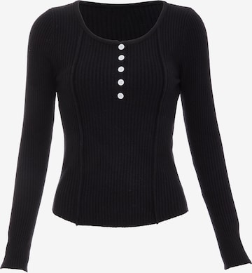 Pull-over IPARO en noir : devant