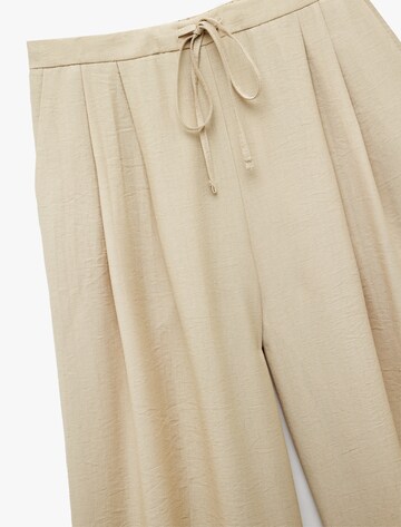 Koton Wide Leg Hose in Beige