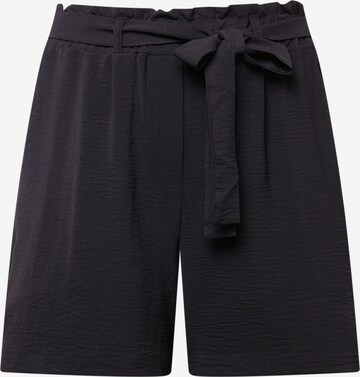 ONLY Curve Trousers 'LAVENDER METTE' in Black: front