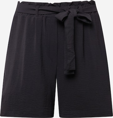 ONLY Curve Pants 'LAVENDER METTE' in Black: front