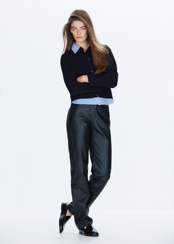 MANGO Knit cardigan 'MARZO' in Blue: front
