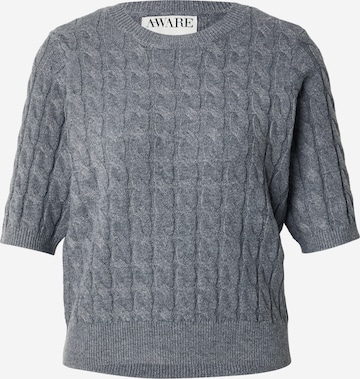 Aware Pullover 'VMLorella' in Grau: Vorderseite