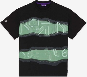 Octopus Shirt 'Octopus Cpu Tee' in Black: front