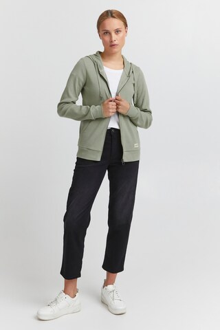 Oxmo Zip-Up Hoodie 'Lova' in Green