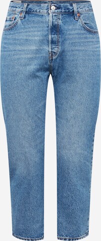Levi's® Plus Regular Jeans '501® Original Crop' in Blue: front