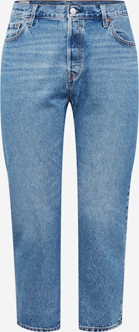 Jean '501® Original Crop' Levi's® Plus en bleu : devant