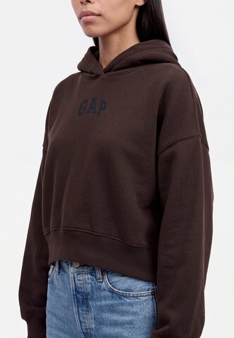 Gap Petite Суичър в кафяво: отстрани