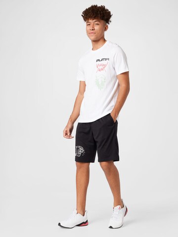 PUMA Functioneel shirt '4th Quarter' in Wit