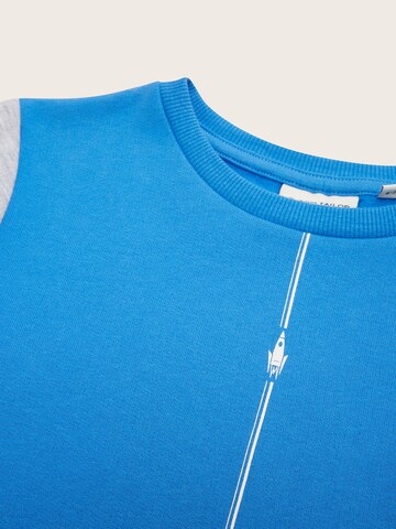 TOM TAILOR Sweatshirt in Blue