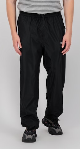 Loosefit Pantalon fonctionnel 'KORSIKA RAINPNT' deproc en noir : devant