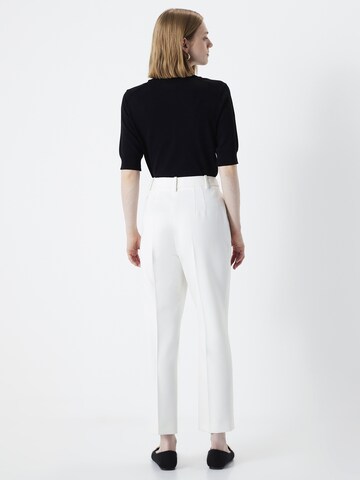 Regular Pantalon à plis Ipekyol en blanc